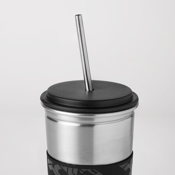 IKEA LÅNESPELARE Mug And Mug Holder Black/ash Veneer