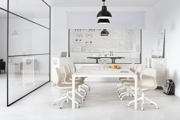 IKEA LÅNGFJÄLL Conference Chair Gunnared Beige/white