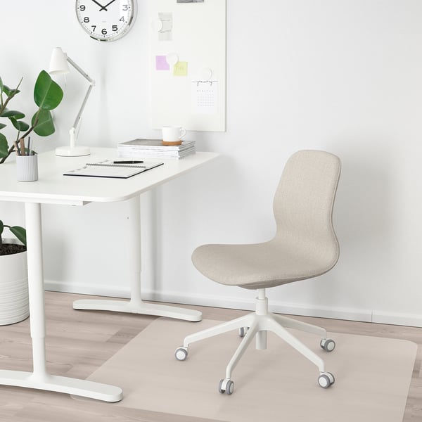 IKEA LÅNGFJÄLL Conference Chair Gunnared Beige/white