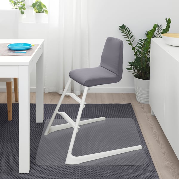 IKEA LANGUR Padded Seat Cover For Junior Chair Gray