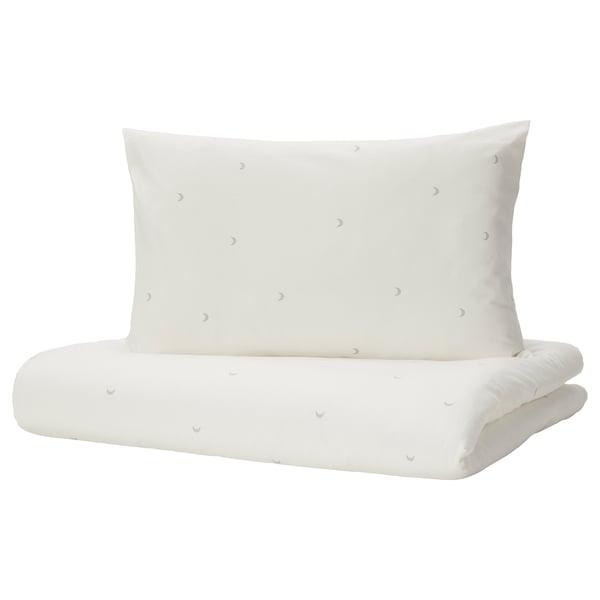 IKEA LENAST Duvet cover 1 pillowcase f crib white 43x49/14x22 "