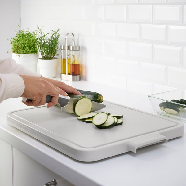 IKEA LILLHAVET Cutting Board Light Gray 19 ¼x13 ¾ "