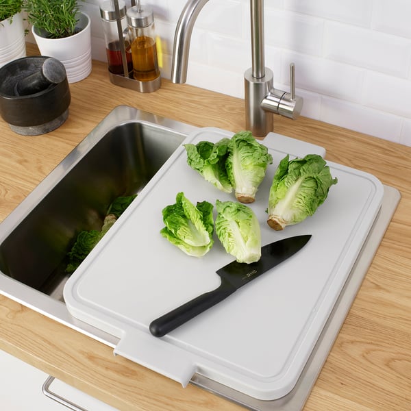 IKEA LILLHAVET Cutting Board Light Gray 19 ¼x13 ¾ "
