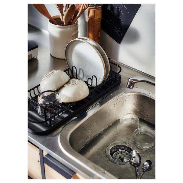 IKEA LILLHAVET Multifunctional Dish Rack Anthracite