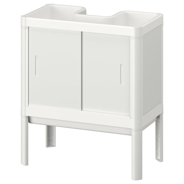 IKEA LILLTJÄRN Bathroom vanity with 2 doors white 17 3/8x19 5/8x9 7/8 "