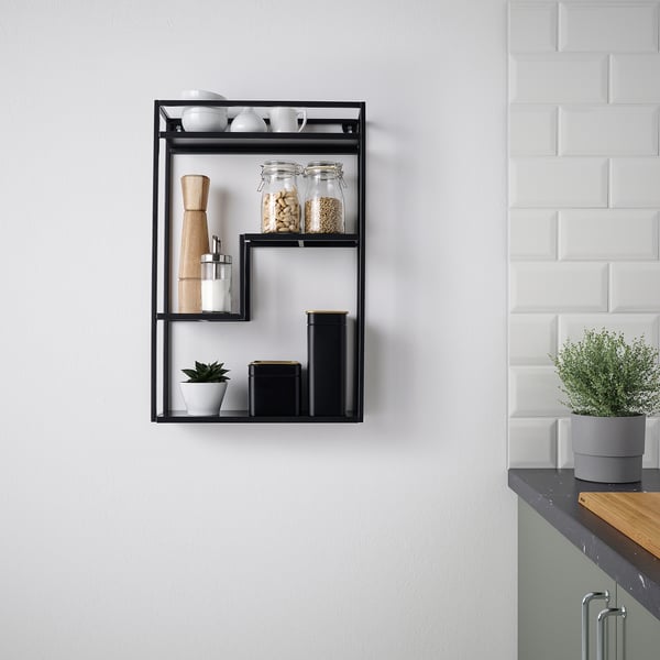 IKEA LINDÅSEN Display Shelf Anthracite 15 3/4x23 5/8 "