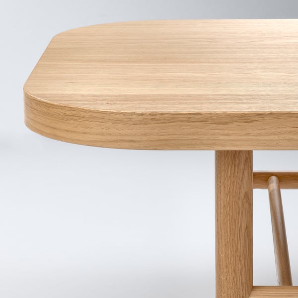IKEA LISTERBY Coffee Table Oak Veneer 55 1/8x23 5/8 "