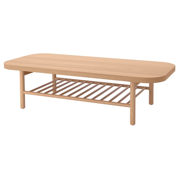 IKEA LISTERBY Coffee table oak veneer 55 1/8x23 5/8 "