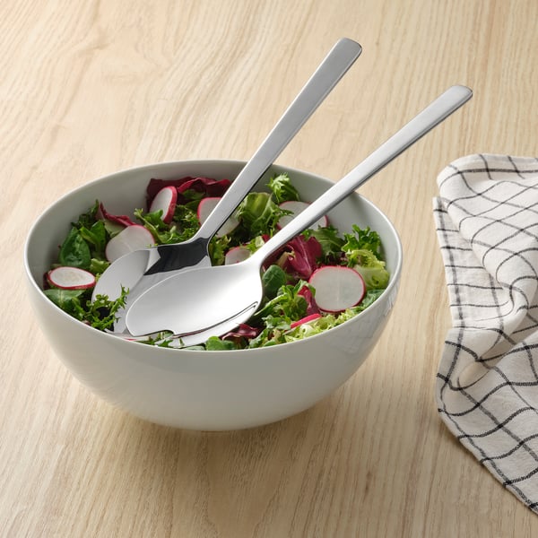 IKEA LÖFTESRIK 2-piece Salad Serving Set Stainless Steel 11 "