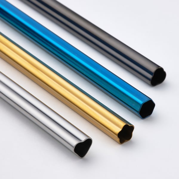 IKEA LUFTTÄT Drinking Straws/brush Set Of 5 Mixed Shapes Mixed Colors
