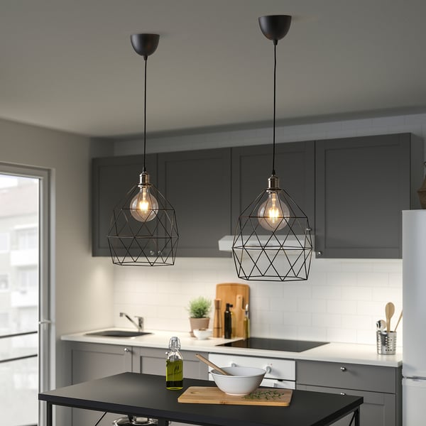 IKEA LUNNOM LED Bulb E26 450 Lumen Dimmable/globe Clear Glass 5 "