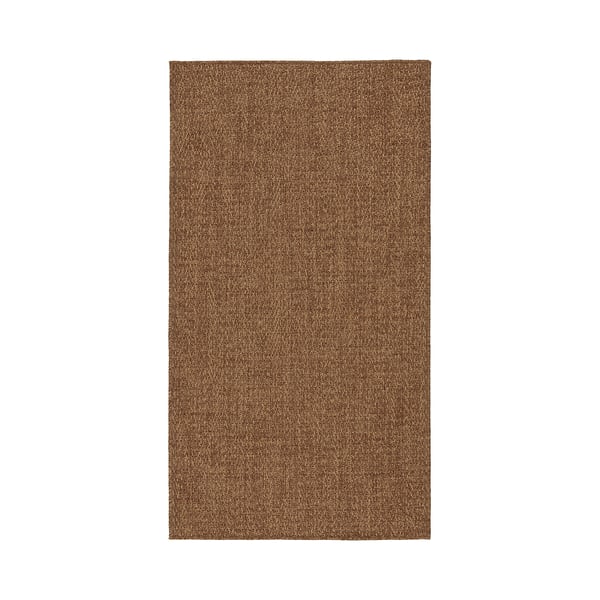 IKEA LYDERSHOLM Rug flatwoven in/outdoor medium brown 2 ' 7 "x4 ' 11 "