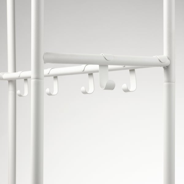 IKEA MACKAPÄR Coat Rack With Shoe Storage Unit White 30 3/4x12 5/8x78 3/4 "