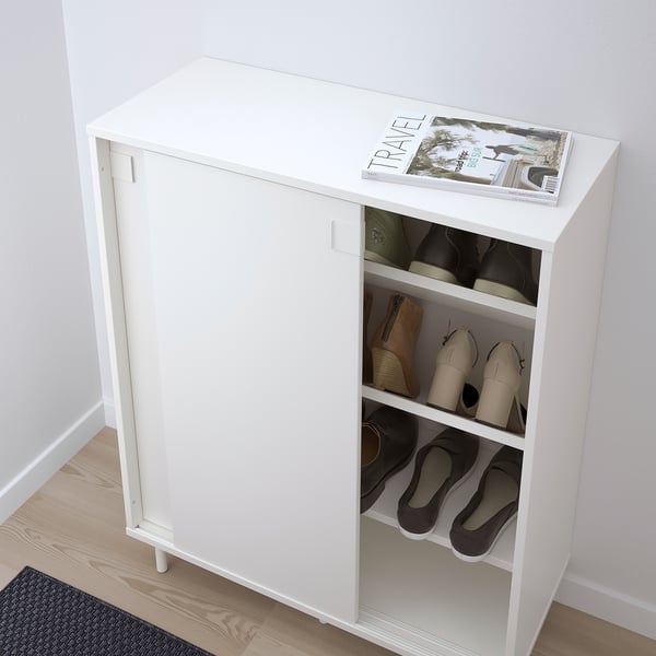 IKEA MACKAPÄR Shoe/storage Cabinet White 31 1/2x13 3/4x40 1/8 "