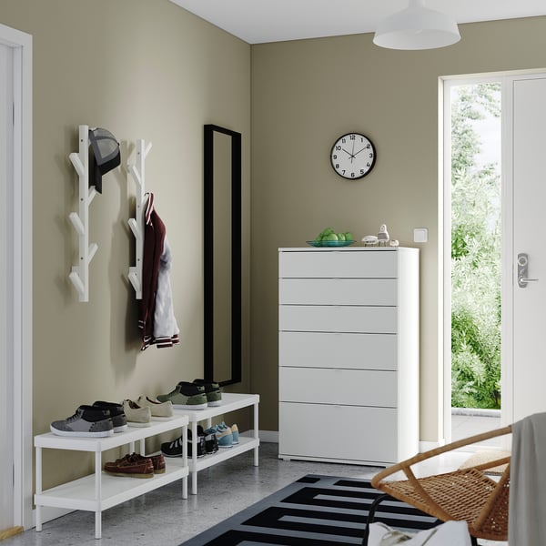 IKEA MACKAPÄR / VIHALS Hallway Furniture Set Of 5 White