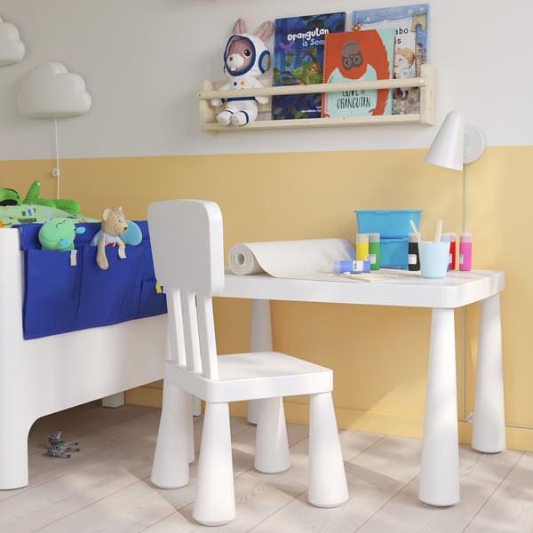 IKEA MAMMUT Children's Table Indoor/outdoor White 30 3/8x21 5/8 "