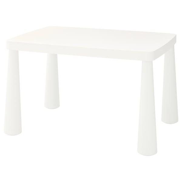 IKEA MAMMUT Children's table indoor/outdoor white 30 3/8x21 5/8 "