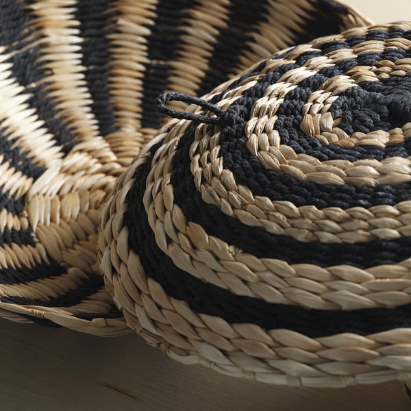 IKEA MÄVINN Wall Decoration Set Of 2 Banana Fiber Handmade