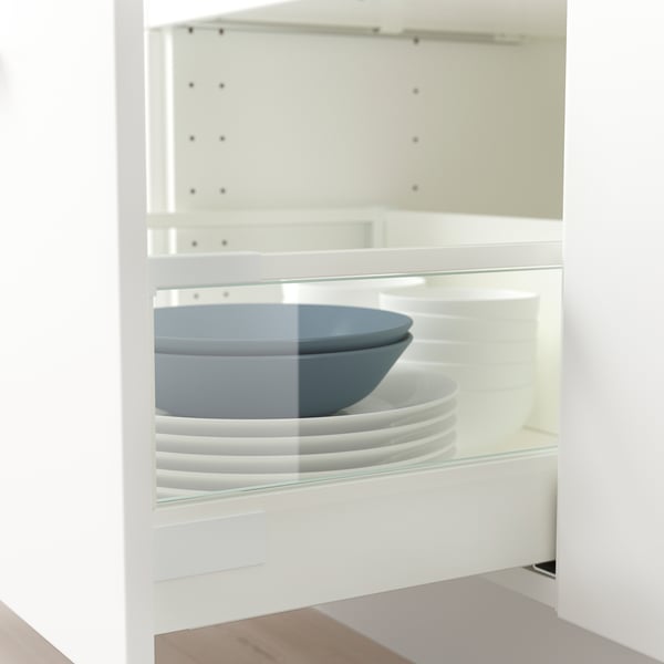 IKEA MAXIMERA Add-on Side For Drawer High Glass 23 5/8 "