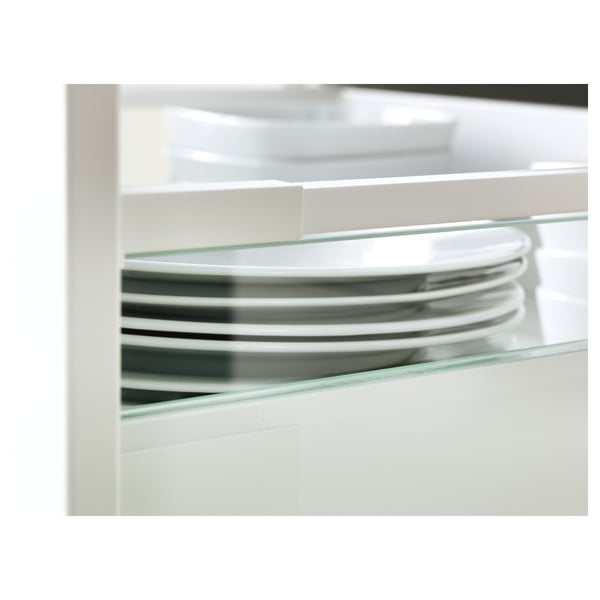 IKEA MAXIMERA Add-on Side For Drawer Medium Glass 23 5/8 "