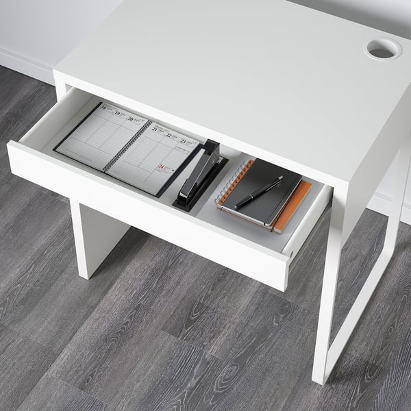 IKEA MICKE/ÖRFJÄLL Desk And Chair White/light Green