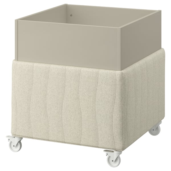 IKEA MITTZON Acoustic plant box with castors Gunnared beige 27 1/2x27 1/2x29 1/2 "