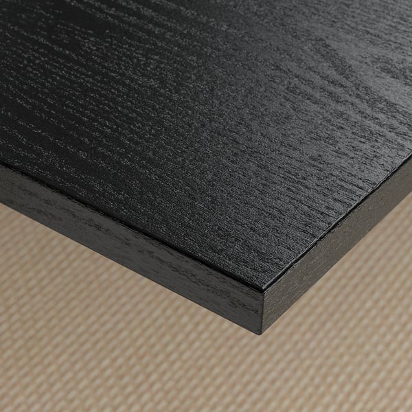 IKEA MITTZON Conference Table Black Stained Ash Veneer/black 47 1/4x26 3/4x41 3/8 "