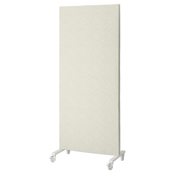 IKEA MITTZON Frame w cstrs/acoustic screen Gunnared beige/white 33 1/2x80 3/4 "