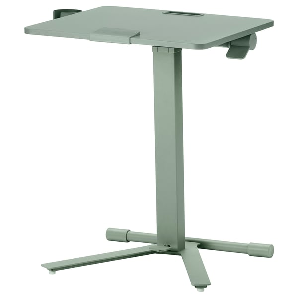 IKEA MITTZON Laptop table with casters green 26x19 5/8 "