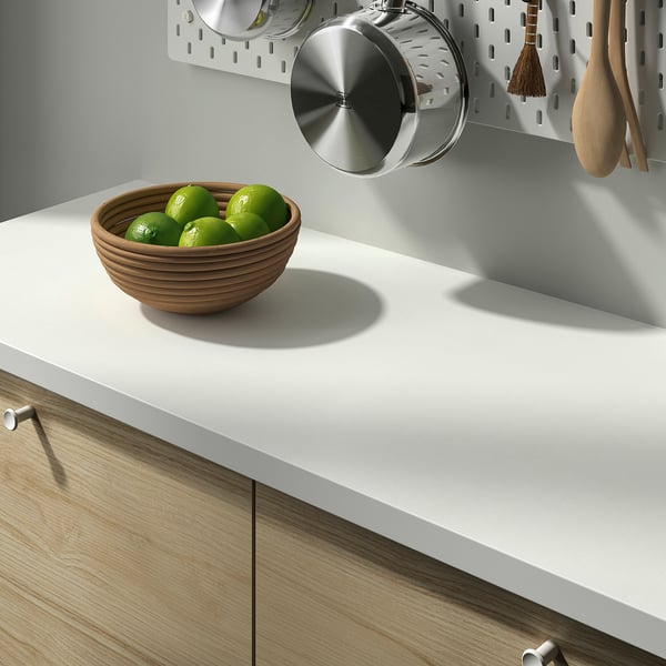 IKEA MÖCKLERYD Countertop White/laminate 48 3/8x7/8 "