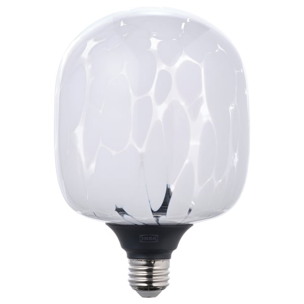 IKEA MOLNART LED bulb E26 240 lumen tube-shaped white/clear glass 5 "