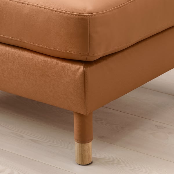 IKEA MORABO Ottoman Grann/Bomstad Golden Brown/wood