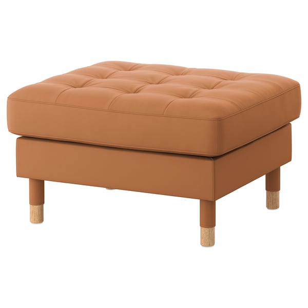 IKEA MORABO Ottoman Grann/Bomstad golden brown/wood