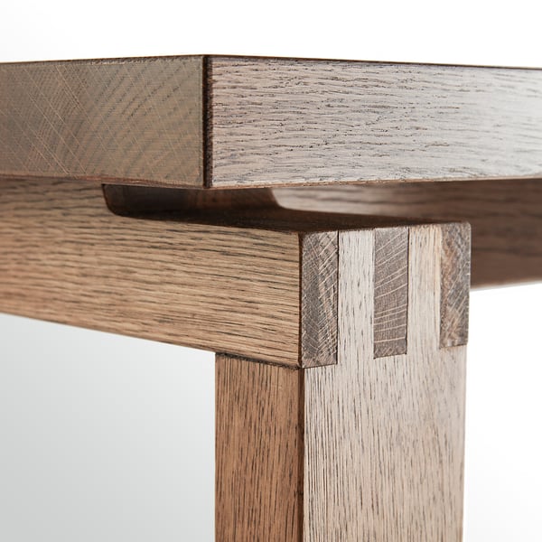 IKEA MÖRBYLÅNGA Bench Oak Veneer/brown Stained 70 7/8 "