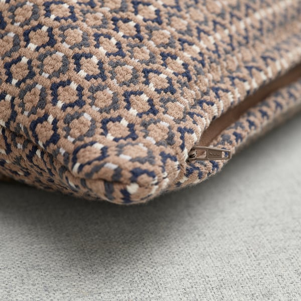 IKEA MOROTSMOTT Cushion Cover Gray-beige/anthracite 20x20 "