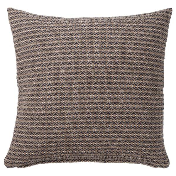 IKEA MOROTSMOTT Cushion cover gray-beige/anthracite 20x20 "
