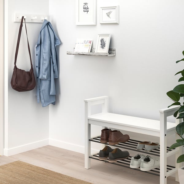 IKEA MOSSLANDA Picture Ledge White Stained Pine Effect 21 5/8 "