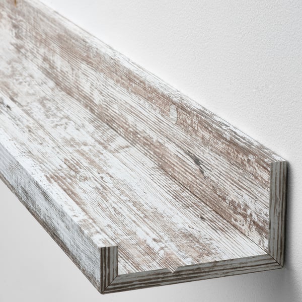 IKEA MOSSLANDA Picture Ledge White Stained Pine Effect 21 5/8 "
