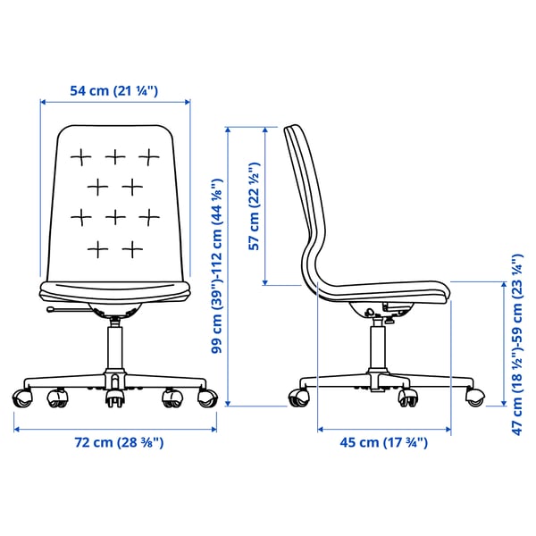 IKEA MULLFJÄLLET Conference Chair With Casters Naggen Beige