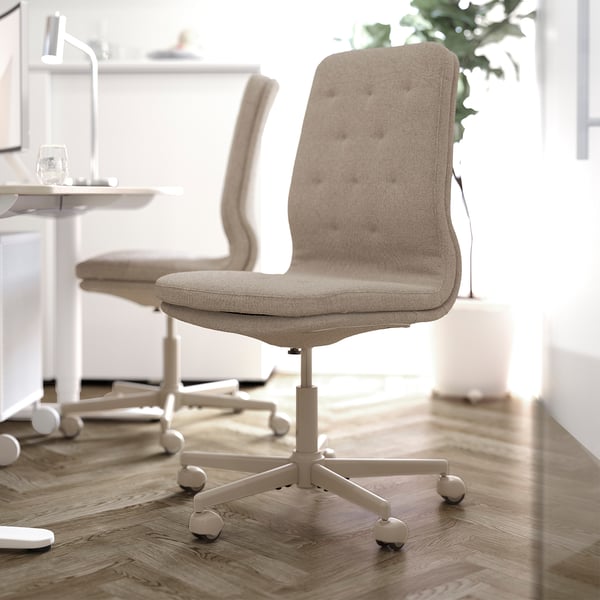 IKEA MULLFJÄLLET Conference Chair With Casters Naggen Beige