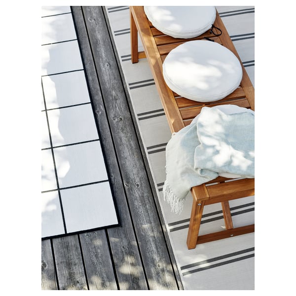 IKEA NÄMMARÖ Bench Outdoor Light Brown Stained 47 1/4 "