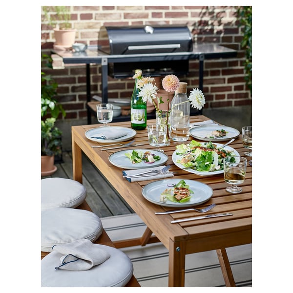 IKEA NÄMMARÖ Table Outdoor Light Brown Stained 55 1/8x29 1/2 "