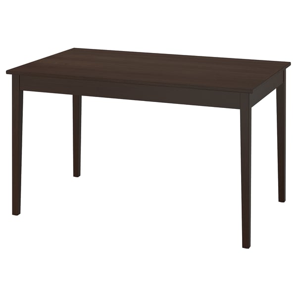 IKEA NÄSINGE Extendable table dark brown stained/beech veneer 51 1/8/74 3/4x31 1/2 "