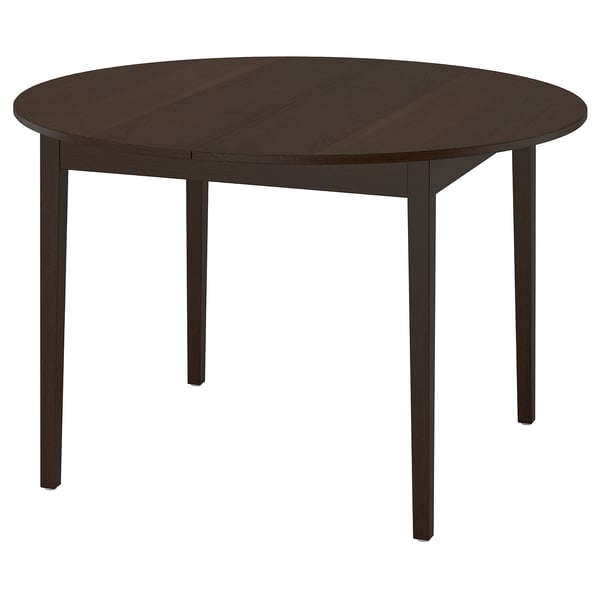 IKEA NÄSINGE Table dark brown stained/beech veneer 47 1/4 "
