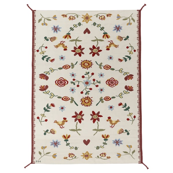 IKEA NICKGRÄS Rug flatwoven multicolor/handmade 5 ' 7 "x7 ' 10 "