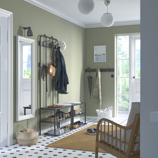 IKEA NIPÅSEN / BAGGMUCK Hallway Furniture Set Of 2 Black/gray