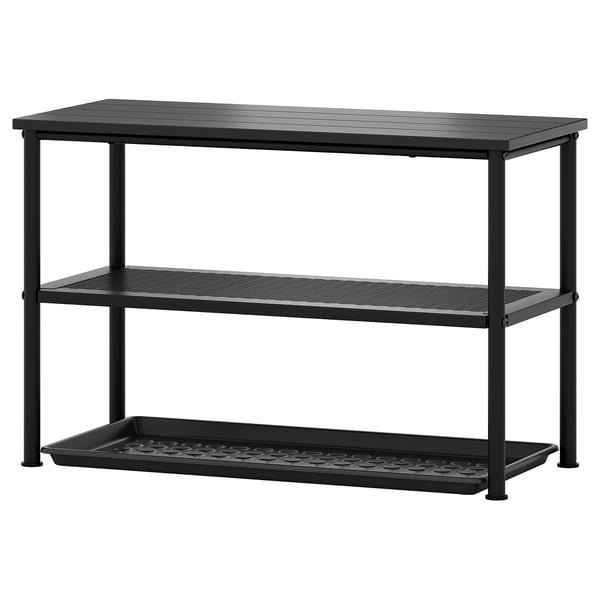 IKEA NIPÅSEN / BAGGMUCK Hallway furniture set of 2 black/gray