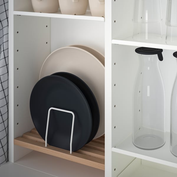 IKEA NORBERG Wall-mount Drop-leaf Tbl W Storage White 25 1/4x23 5/8 "