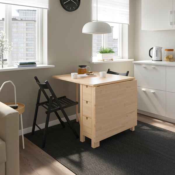 IKEA NORDEN Gateleg Table Birch 10 1/4/35/59 7/8x31 1/2 "