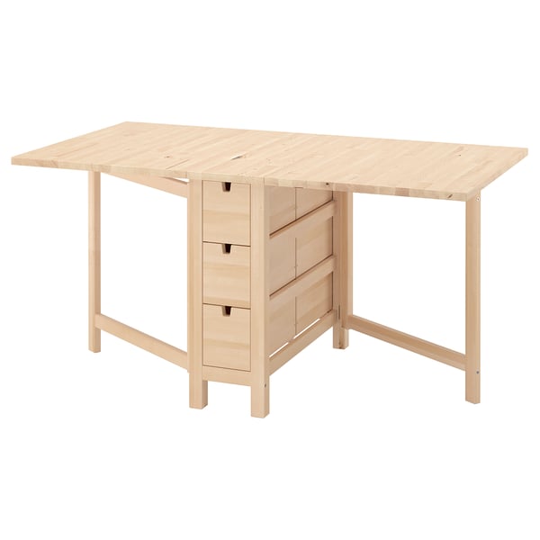 IKEA NORDEN Gateleg table birch 10 1/4/35/59 7/8x31 1/2 "